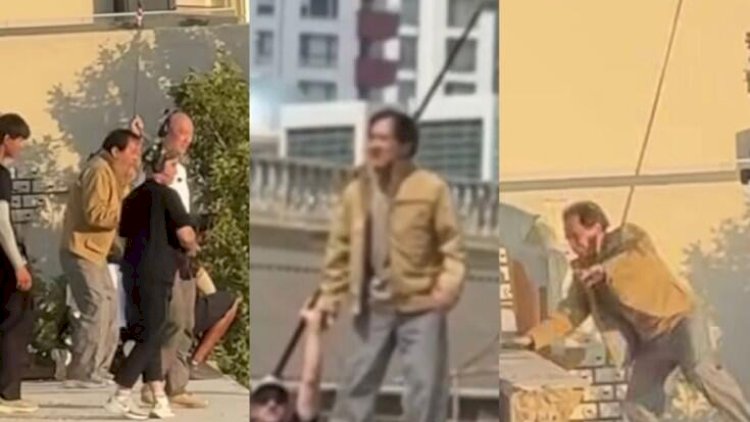    Ceki Çanın Bakıdakı film çəkilişlərindən   VİDEO