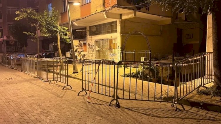    İstanbulda 5 mərtəbəli bina qismən UÇDU   