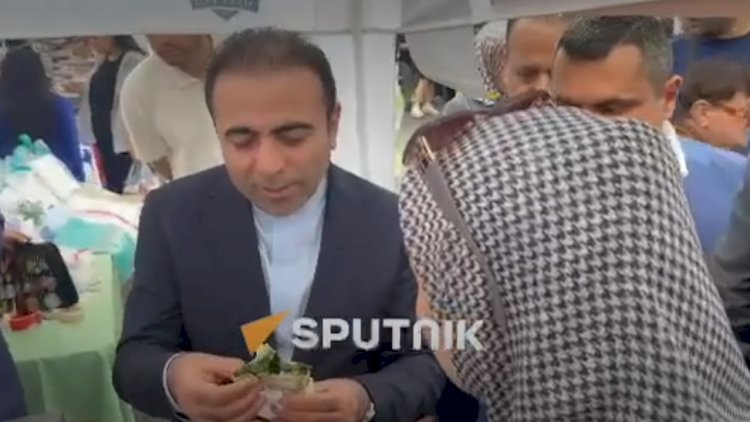    İran səfirinin  “Artsax” pavilyonunda nə işi vardı? -   VİDEO