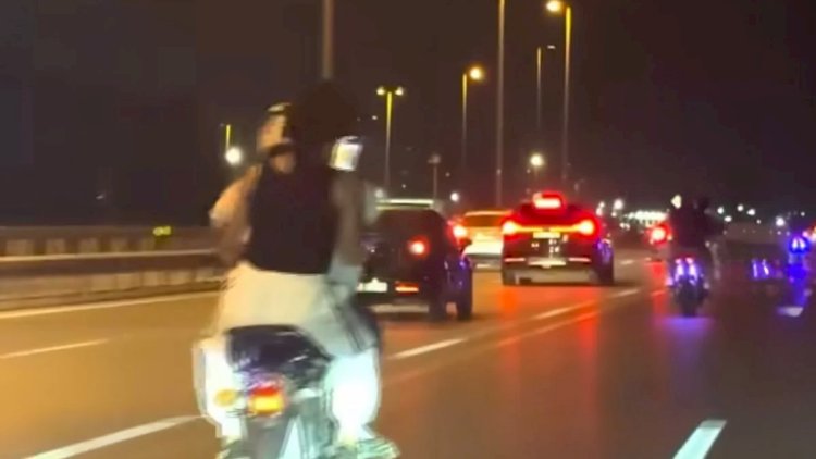    Bakıda avtoxuliqanlıq edən moped sürücüsü həbs edildi   
