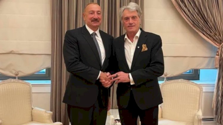    Viktor Yuşenko İlham Əliyevə təşəkkür etdi   - FOTOLAR