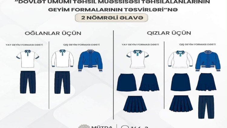    Agentlik məktəbli forması ilə bağlı valideynlərə müraciət etdi   