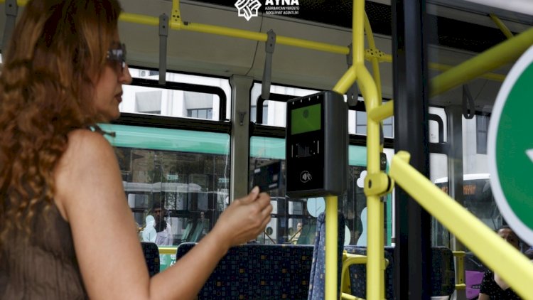    M1 nömrəli ekspres avtobuslara ikinci validator quraşdırılır   
