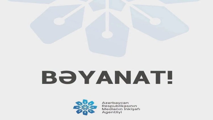   MEDİA qanunsuz fəaliyyət göstərən saytla bağlı   BƏYANAT YAYDI