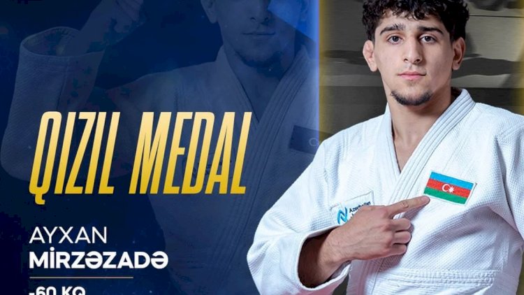    Azərbaycan cüdoçusu Ayxan Mirzəzadə Avropa çempionu oldu   
