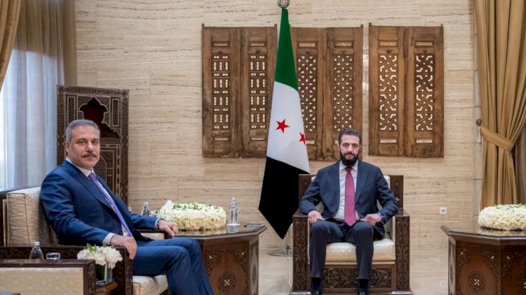    Əhməd Əl Şaraa və Hakan Fidan regional məsələləri müzakirə ediblər   