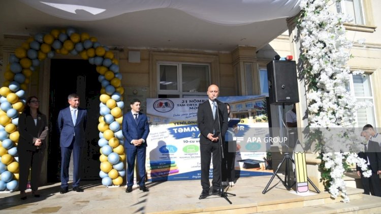    Emin Əmrullayev bu il məktəbə qədəm qoyan şagirdləri təbrik edib   