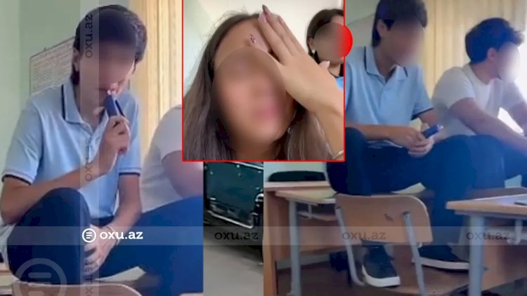    Məktəbdə elektron siqaret çəkən şagirdlərlə bağlı açıqlama   