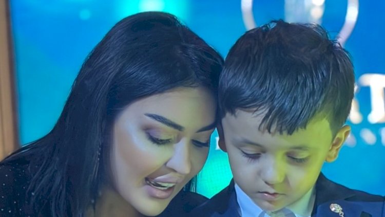    Vəfa oğluna ad günü etdi - FOTO   