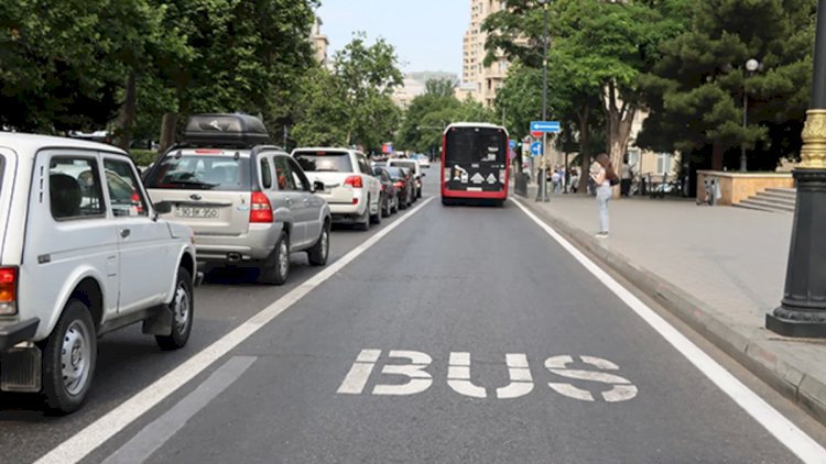    Bakıda daha iki küçədə avtobus zolaqları təşkil olunur   