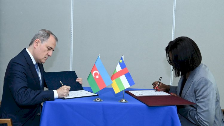    Azərbaycanla Mərkəzi Afrika arasında diplomatik münasibətlər qurulub   