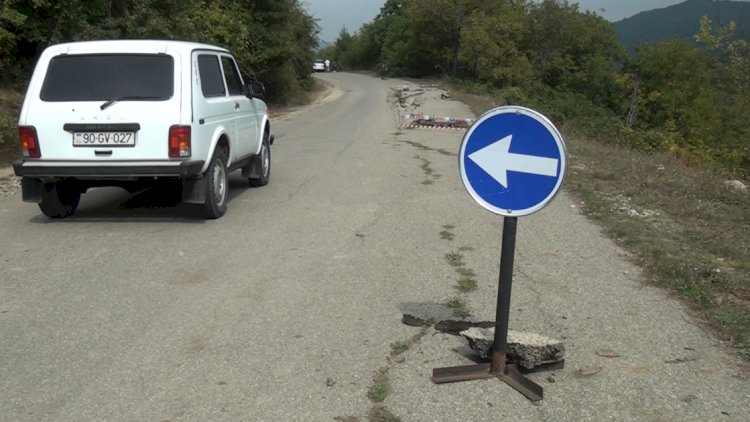    Qubada torpaq sürüşməsi: Rustov-Xanəgah yolunda hərəkət çətinləşdi   