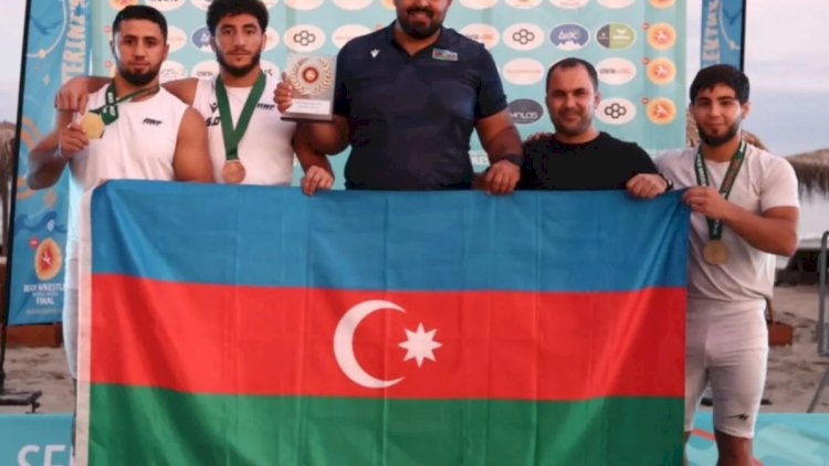    Azərbaycan millisi çimərlik güləşi üzrə Dünya Seriyasında birinci olub   