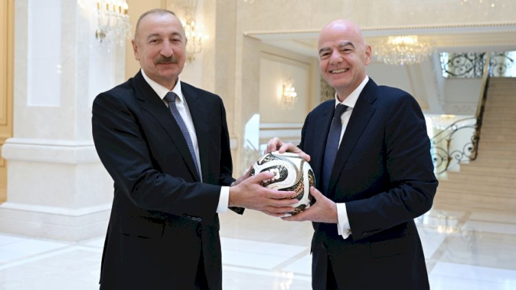    FIFA prezidenti Bakıda qəbul edildi   