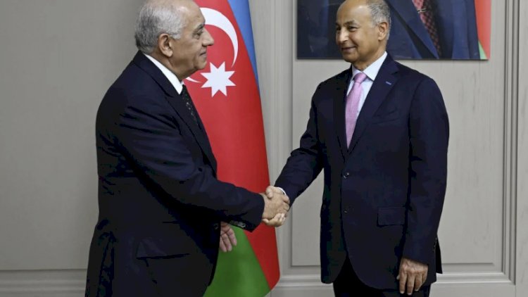    Əli Əsədov Beynəlxalq Üzgüçülük Federasiyasının prezidenti ilə görüşüb   