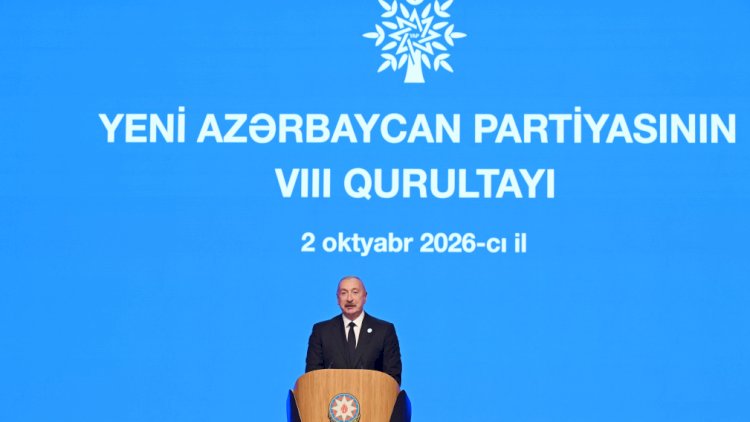    İlham Əliyev: Yeni Azərbaycan Partiyası Cənubi Qafqazın ən böyük siyasi qüvvəsidir   