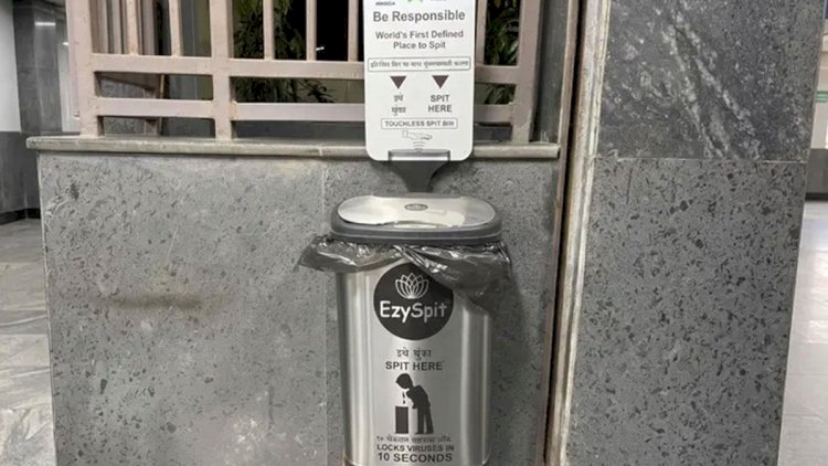    Dünyada ilk dəfə: Metro stansiyasına “tüpürmə qutusu” yerləşdirildi   