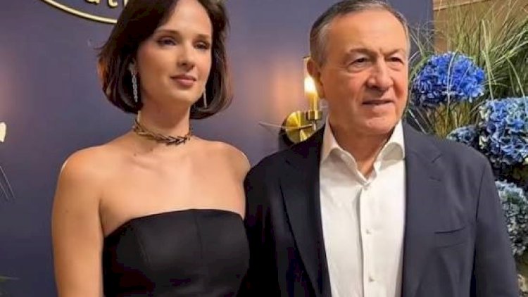    Araz Ağalarovun yeni xanımı ilə açılışda iştirak etdi   