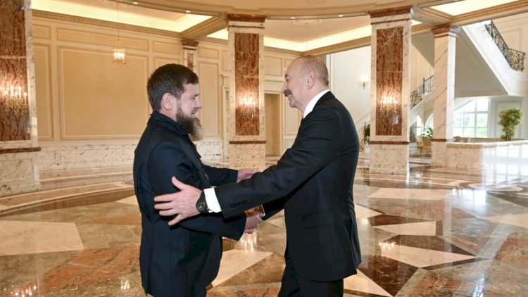    İlham Əliyev Ramzan Kadırovu qəbul etdi   - FOTOLAR