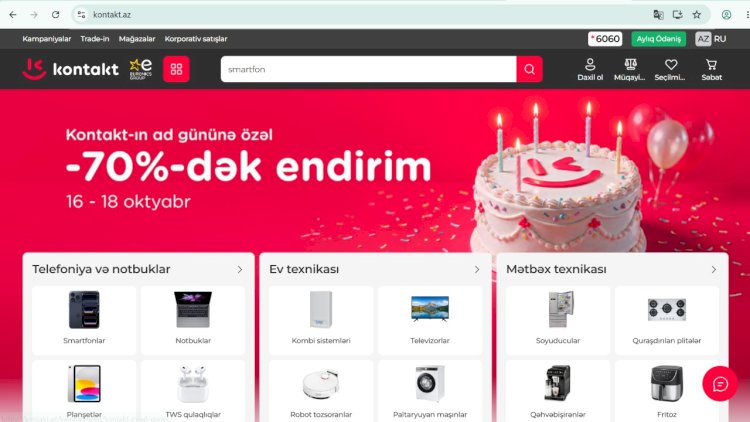    “Kontakt”dan ad günü sürprizi: kontakt.az-da yenilik var!   