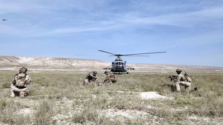    Hərbçilər təlimdə şərti qəzaya uğramış pilotun aşkar edilməsi və axtarış-xilasetmə tapşırıqlarını icra etdi   