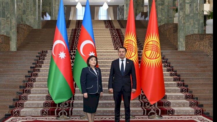    Qafarova qırğız vəzifədaşı ilə görüşdü   