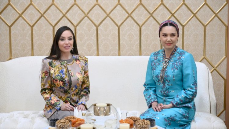    Leyla Əliyeva Türkmənistanda səfərdədir   