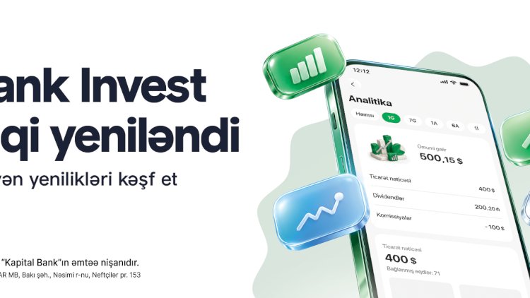    Birbank Invest yeniləndi: investisiya portfelini idarə etmək daha rahat oldu   