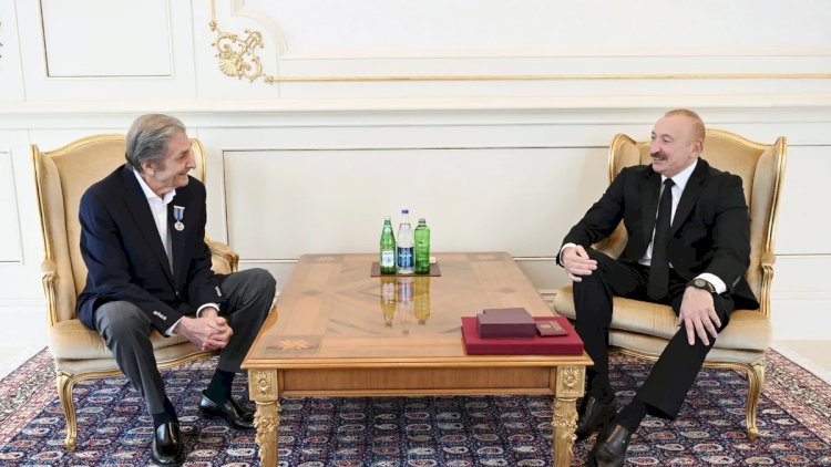    Prezident Əliyev Fərhad Xəlilova “İstiqlal” ordenini təqdim etdi -   FOTOLAR