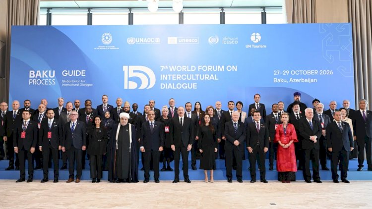    İlham Əliyev Forumun açılışında çıxış edir   