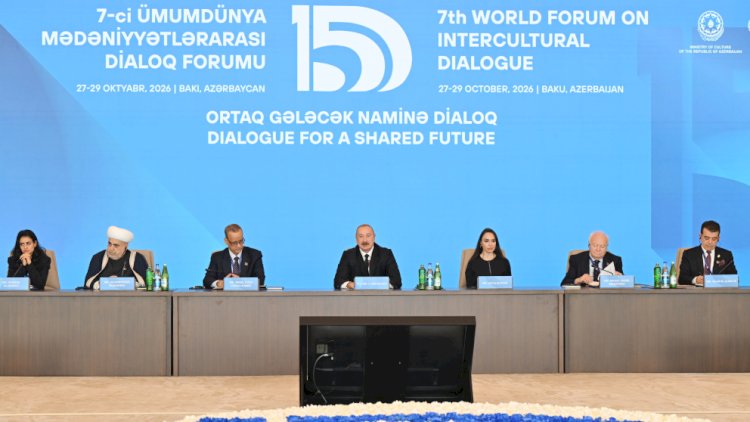    Prezident: Ümumdünya Mədəniyyətlərarası Dialoq Forumu effektiv platformaya çevrilib   