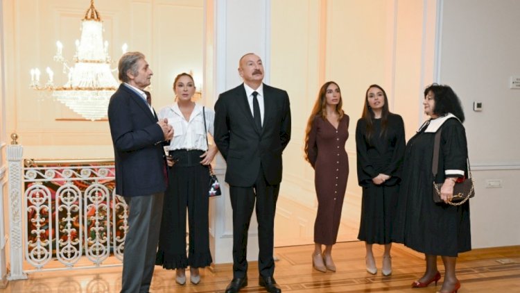    Prezident və ailəsi “Mənim Abşeronum: Üstə gəl” adlı retrospektiv sərgi ilə tanış oldular -   FOTOLAR