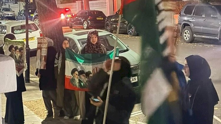    Səfirliyimiz önündə iranpərəstlər təxribata cəhd etdi   