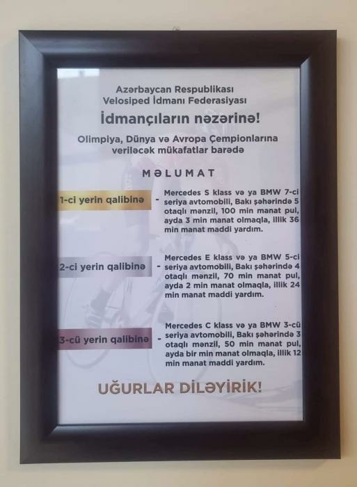Mədət Quliyev idmançılara super mükafatlar vəd etdi Mədət Quliyev idmançılara super mükafatlar vəd etdi